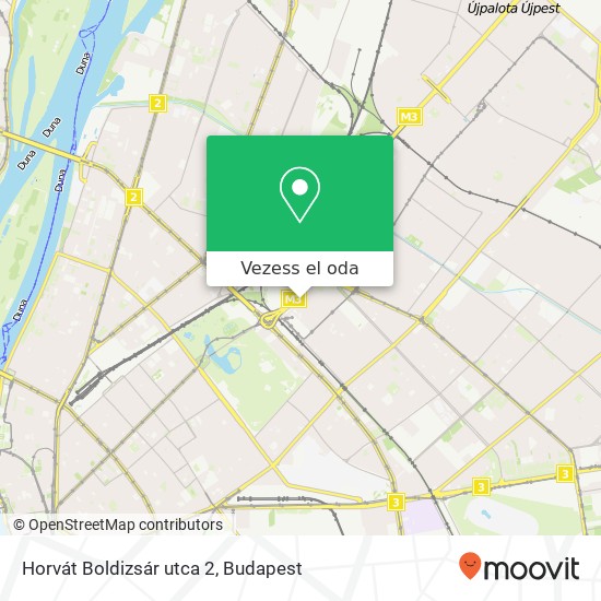 Horvát Boldizsár utca 2 térkép