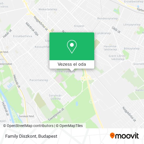 Family Diszkont térkép