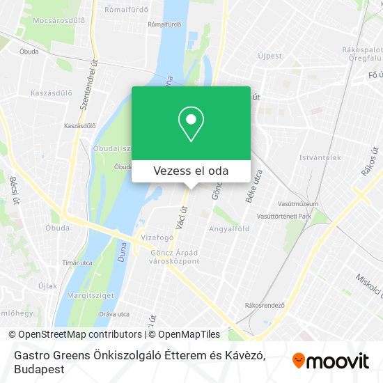 Gastro Greens Önkiszolgáló Étterem és Kávèzó térkép