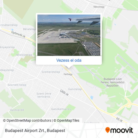 Budapest Airport Zrt. térkép