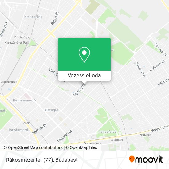 Rákosmezei tér (77) térkép