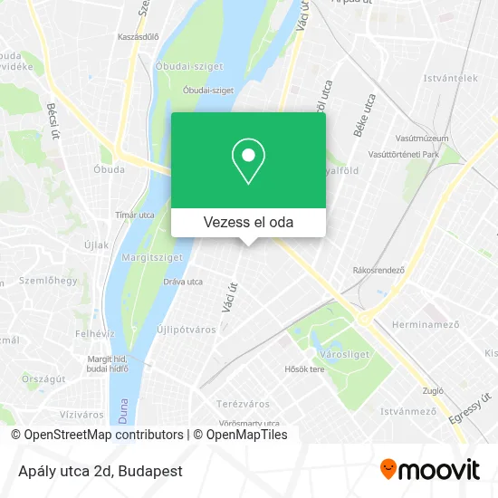 Apály utca 2d térkép