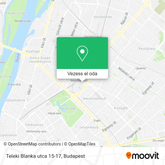 Teleki Blanka utca 15-17 térkép