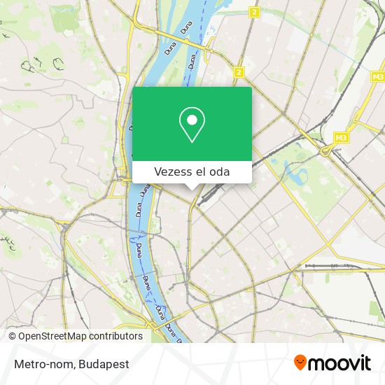 Metro-nom térkép