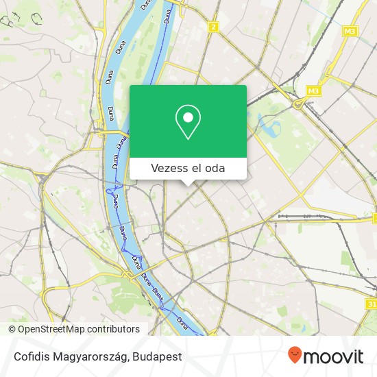 Cofidis Magyarország térkép