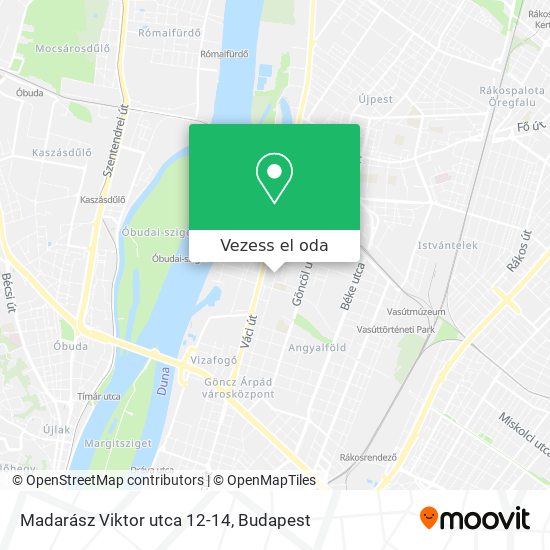 Madarász Viktor utca 12-14 térkép