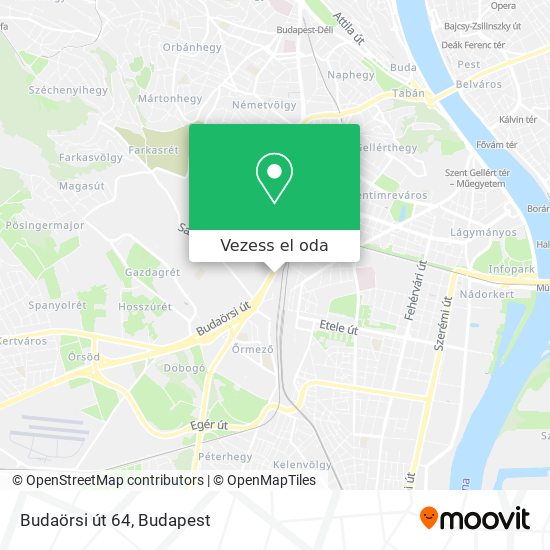 Budaörsi út 64 térkép