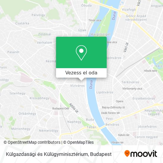 Külgazdasági és Külügyminisztérium térkép