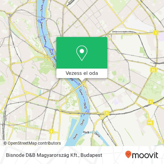 Bisnode D&B Magyarország Kft. térkép