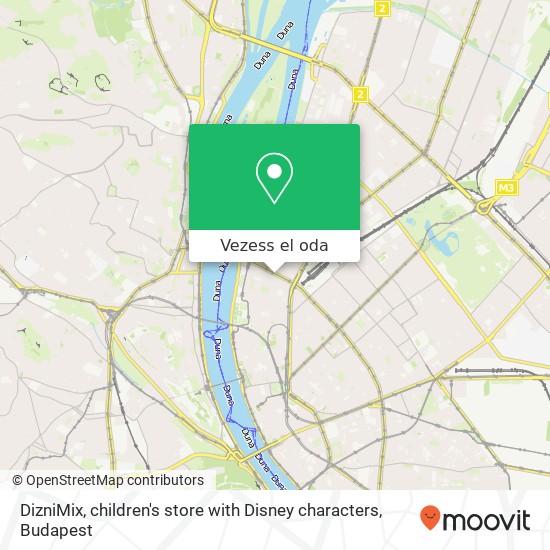 DizniMix, children's store with Disney characters térkép