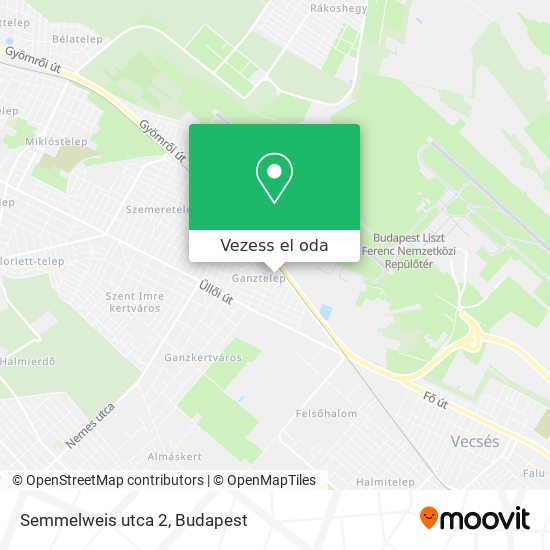 Semmelweis utca 2 térkép