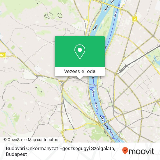 Budavári Önkormányzat Egészségügyi Szolgálata térkép