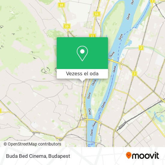 Buda Bed Cinema térkép