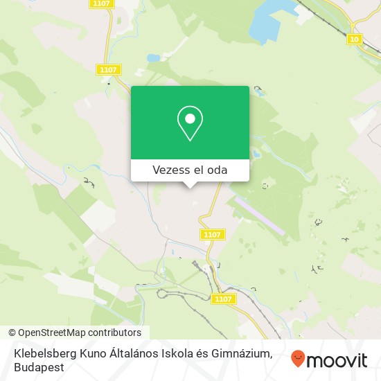 Klebelsberg Kuno Általános Iskola és Gimnázium térkép