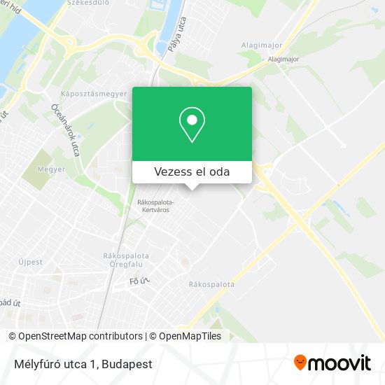 Mélyfúró utca 1 térkép