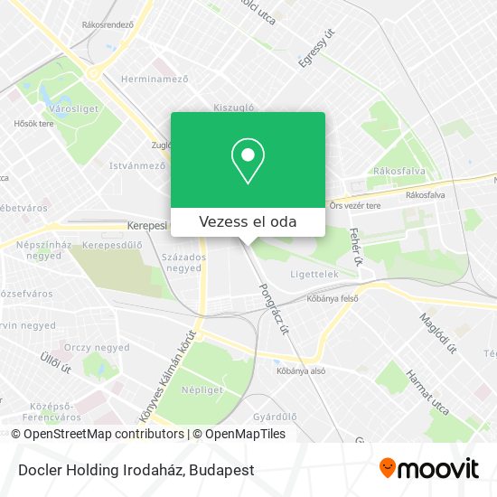 Docler Holding Irodaház térkép