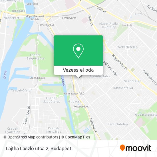 Lajtha László utca 2 térkép
