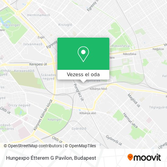 Hungexpo Étterem G Pavilon térkép