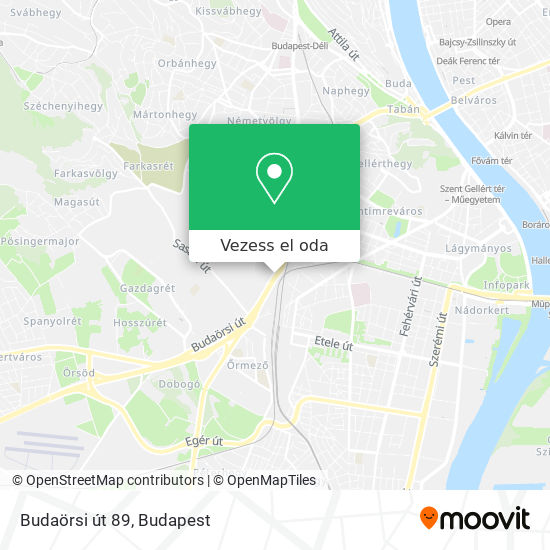 Budaörsi út 89 térkép