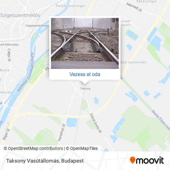 Taksony Vasútàllomás térkép