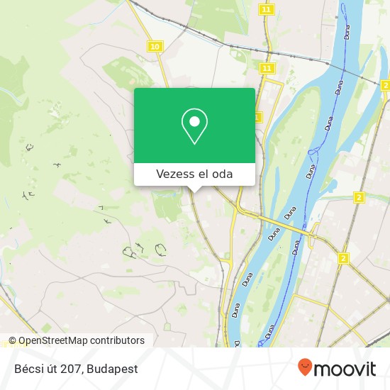 Bécsi út 207 térkép