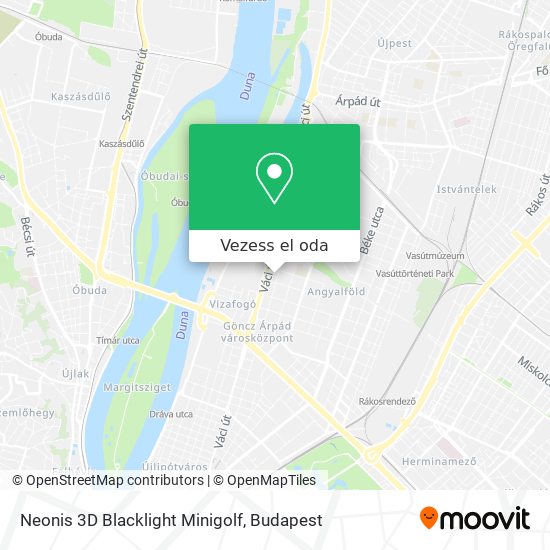 Neonis 3D Blacklight Minigolf térkép