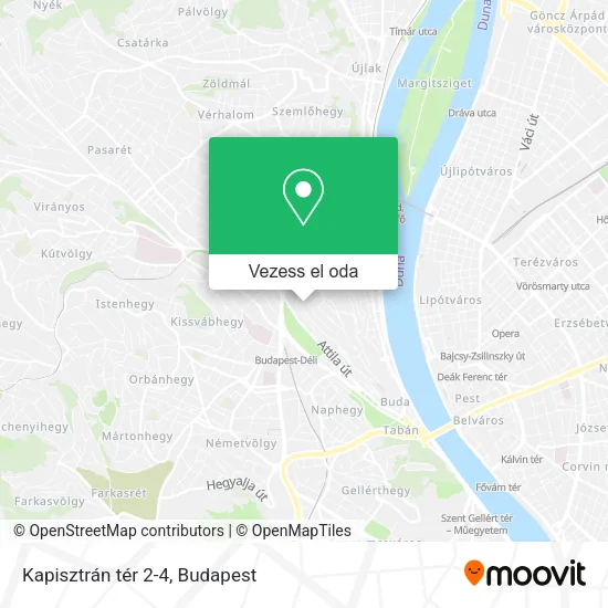 Kapisztrán tér 2-4 térkép