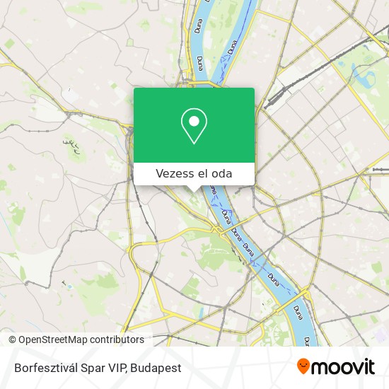 Borfesztivál Spar VIP térkép
