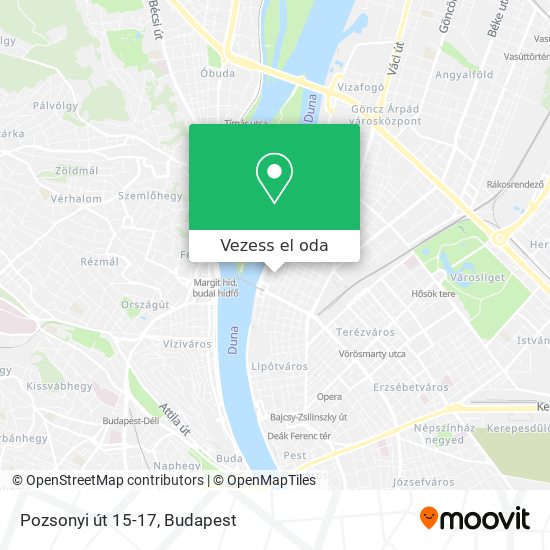 Pozsonyi út 15-17 térkép