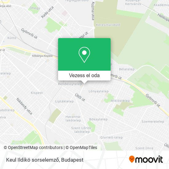 Keul Ildikó sorselemző térkép