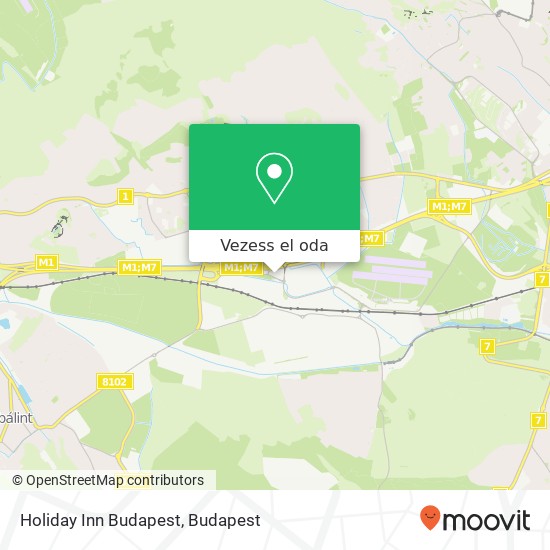 Holiday Inn Budapest térkép