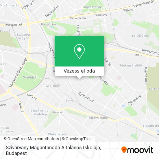 Szivárvány Magántanoda Általános Iskolája térkép