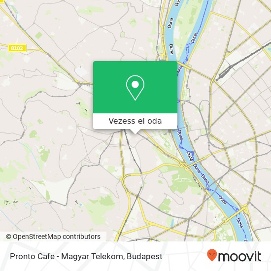 Pronto Cafe - Magyar Telekom térkép