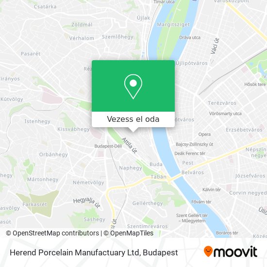 Herend Porcelain Manufactuary Ltd térkép