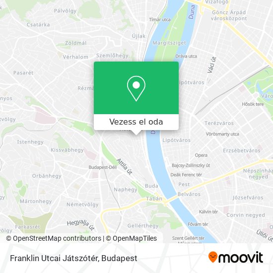 Franklin Utcai Játszótér térkép