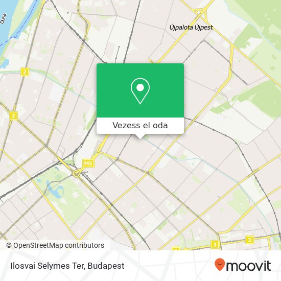 Ilosvai Selymes Ter térkép