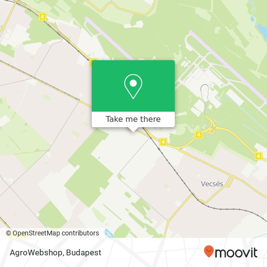AgroWebshop térkép