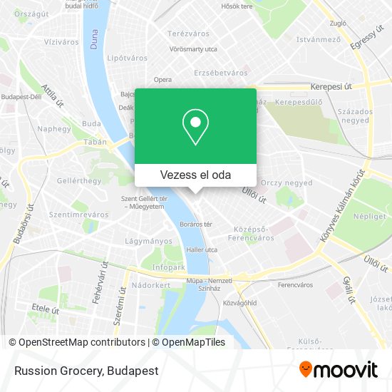 Russion Grocery térkép
