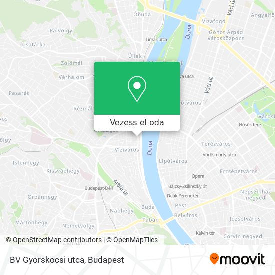 BV Gyorskocsi utca térkép