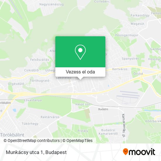 Munkácsy utca 1 térkép
