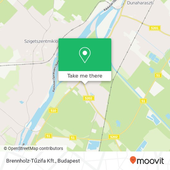 Brennholz-Tűzifa Kft. térkép