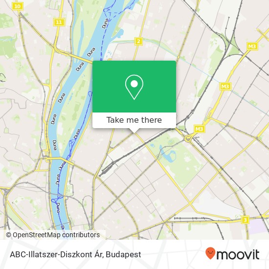 ABC-Illatszer-Diszkont Ár térkép
