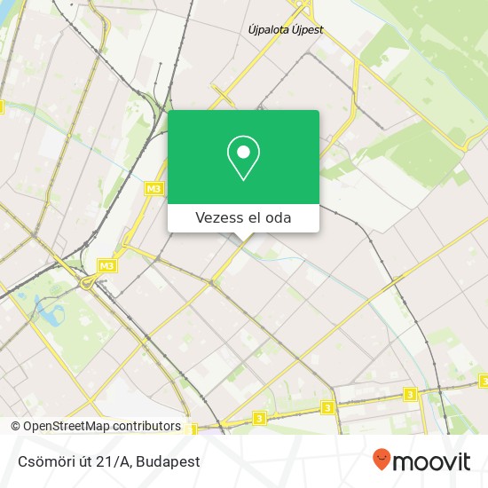 Csömöri út 21/A térkép