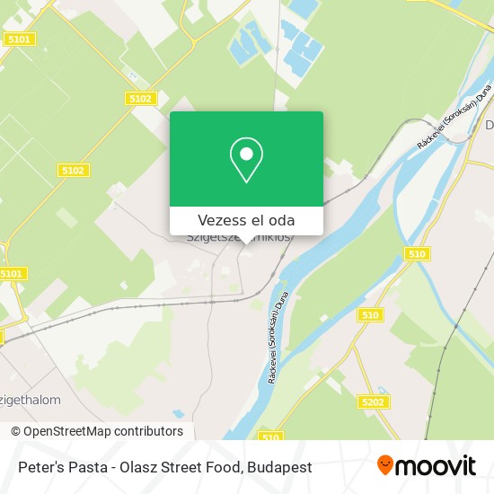 Peter's Pasta - Olasz Street Food térkép