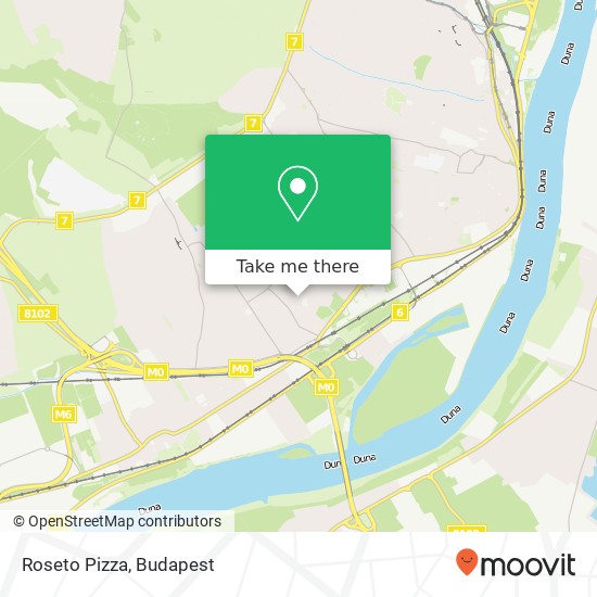 Roseto Pizza, Rákóczi út 20 1223 Budapest térkép