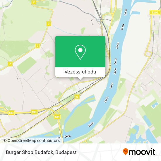 Burger Shop Budafok térkép