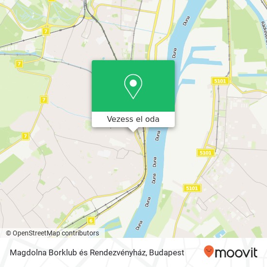 Magdolna Borklub és Rendezvényház, Magdolna utca 30 1221 Budapest térkép