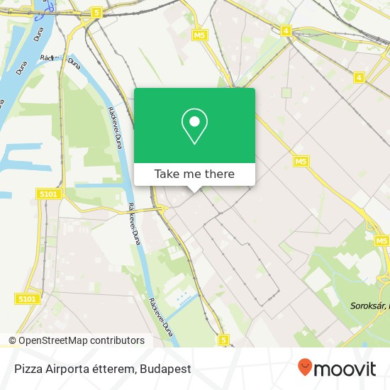 Pizza Airporta étterem, Ady Endre utca 82 1203 Budapest térkép