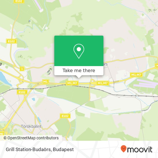 Grill Station-Budaörs, 2040 Budaörs térkép