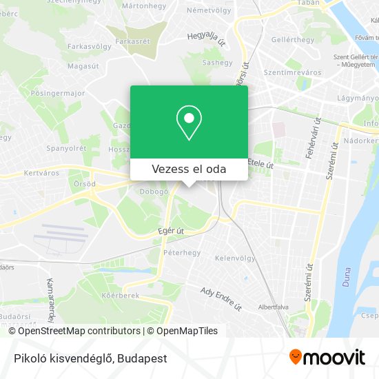 Pikoló kisvendéglő térkép